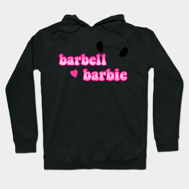 barbell barbie Hoodie by avamariedever